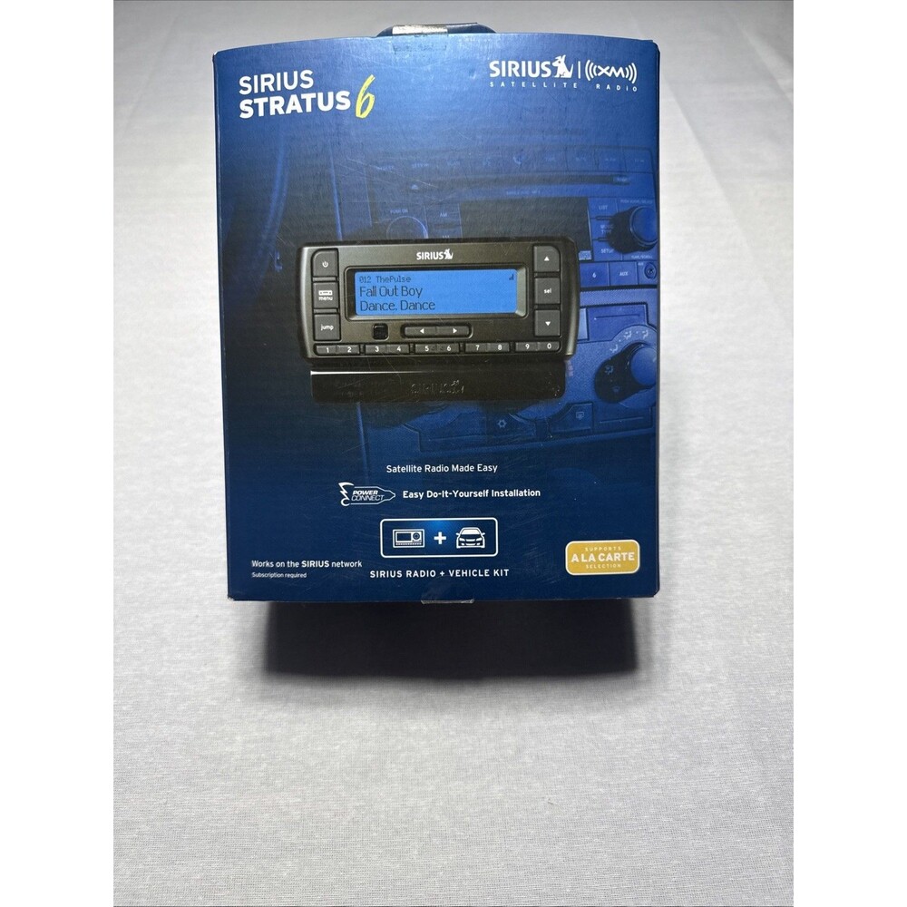 Sirius SDSV6V1 Satellite Radio Receiver. Everything Sealed In Original Plastic.